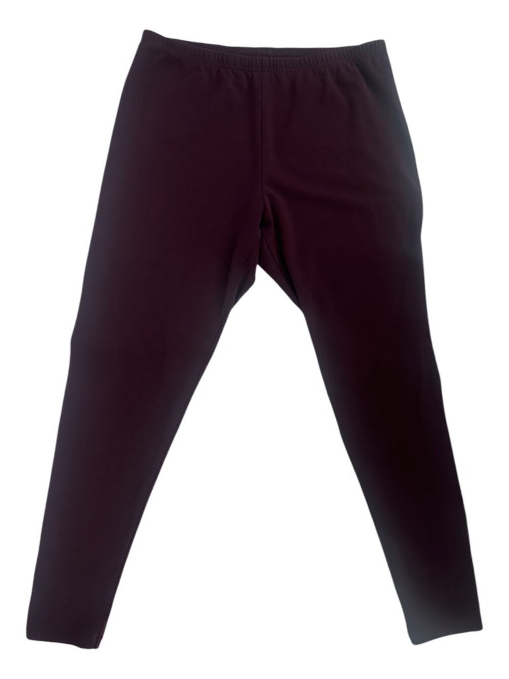 J Jill Ankle Leggings Womens Large Brown  Stretch Cotton Pull on Pants NWOT